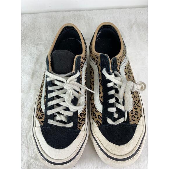 Vans Decon UltraCush Leopard Cheetah Suede Shoes Women’s Size 8.5 - Picture 8 of 8